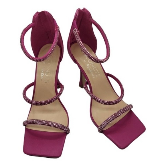 Pink Rhinestone Heels - Picture 2 of 8